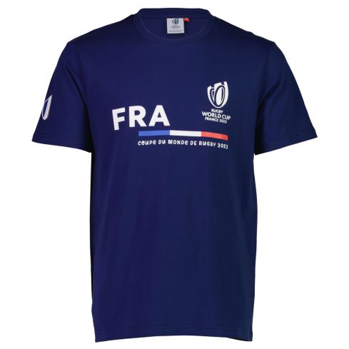 T-shirt Rugby France Coupe Du Monde De Rugby France 2023 Bleu - Sportfolio