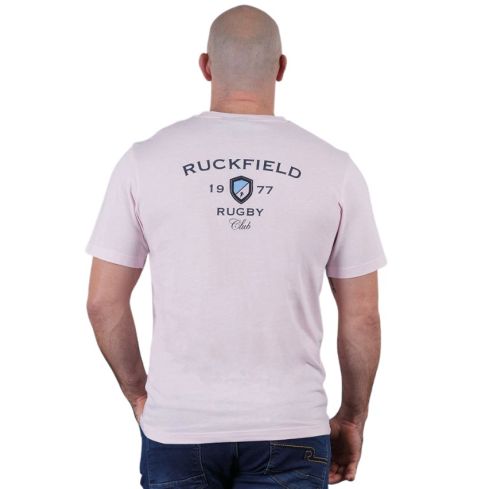 T-shirt Rugby Le Club Chabal Rose - Ruckfield