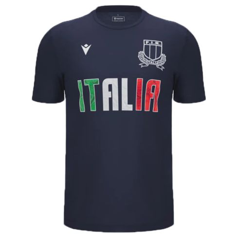 T-Shirt Rugby Supporter Italie 2024/2025 - Macron