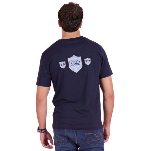 T-shirt Rugby Le Club Chabal Bleu Marine - Ruckfield