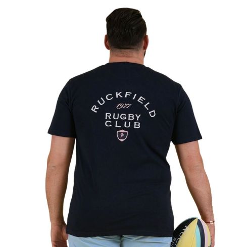 T-shirt Rugby Club bleu marine - Ruckfield