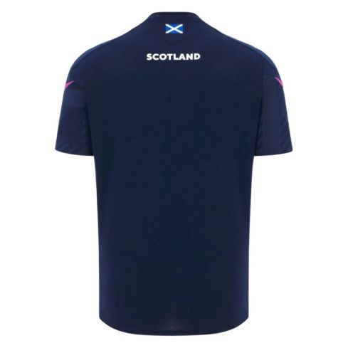 T-shirt Rugby Entraînement Écosse 2025/2026 Marine - Macron