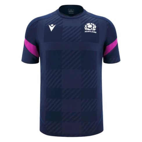 T-shirt Rugby Entraînement Écosse 2025/2026 Marine - Macron