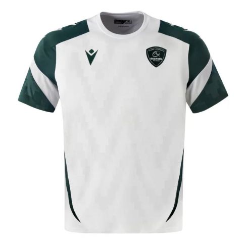 T-shirt Rugby Entraînement Staff Homme Blanc 2025/2026 Section Paloise - Macron