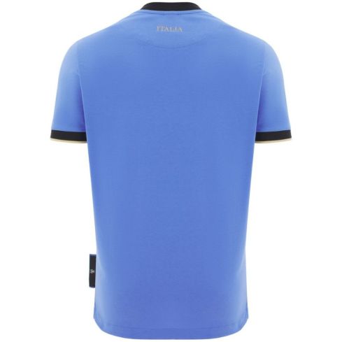 T-shirt Rugby Supporter Italie 2025/2026 Bleu/Noir - Macron