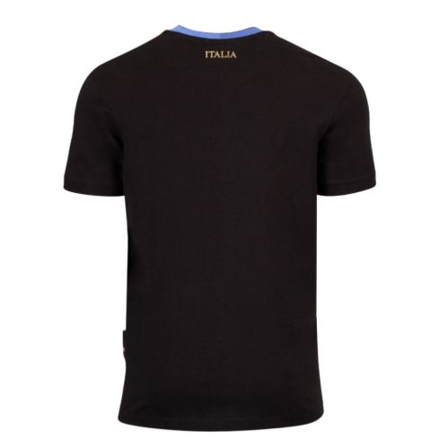 T-shirt Rugby Supporter Italie 2025/2026 Noir - Macron