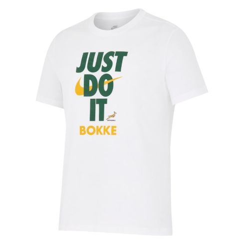 T-shirt Rugby Springboks Afrique du Sud "BOKKE" Blanc - Nike