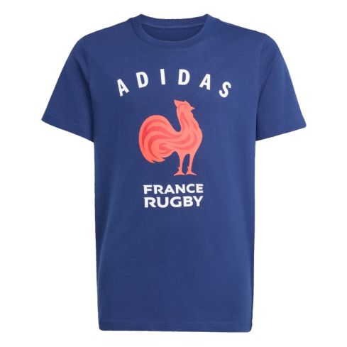 T-shirt Rugby Graphic Enfant France 2025/2026 - Adidas