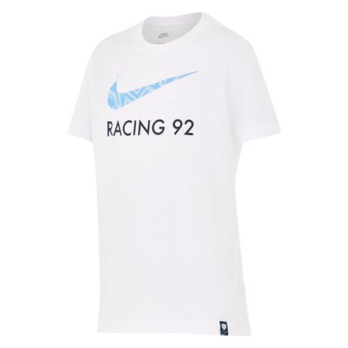 T-shirt Rugby Enfant Graphic Tee Racing 92 Blanc 2025/2026 – Nike