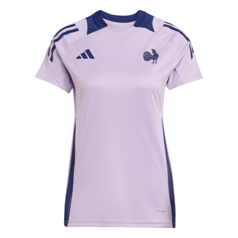 T-shirt Rugby performance entraînement France 2025/2026 Femme - Adidas