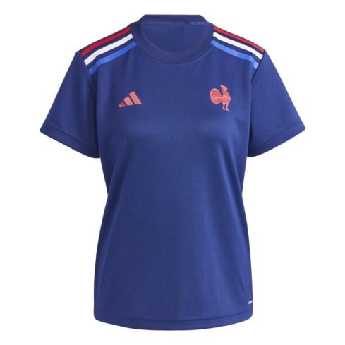 T-Shirt Rugby Femme Supporter France 2024/2025 - Adidas