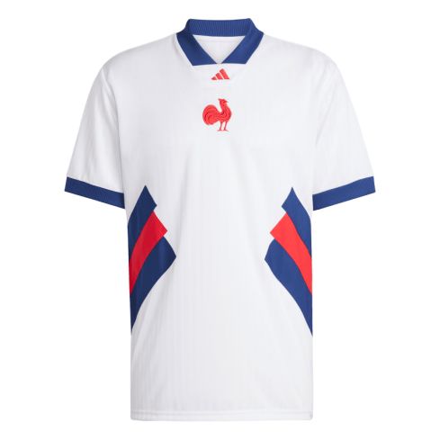 Maillot Rugby France Heritage Blanc - Adidas