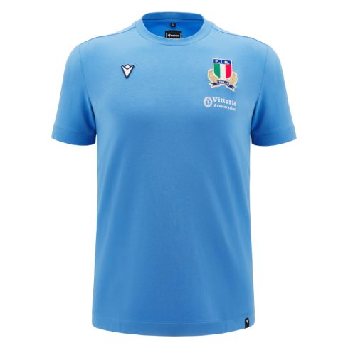 T-shirt Rugby Italie Travel Coton 24/25 - Macron