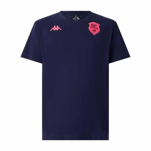 T-shirt Rugby LA84 Banda Stade Français Bleu 2025/2026 - Kappa