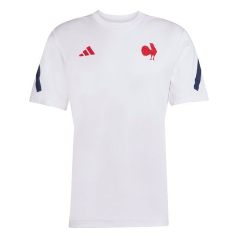 T-shirt FFR Travel Rugby Manches courtes France 2025/2026 - Adidas