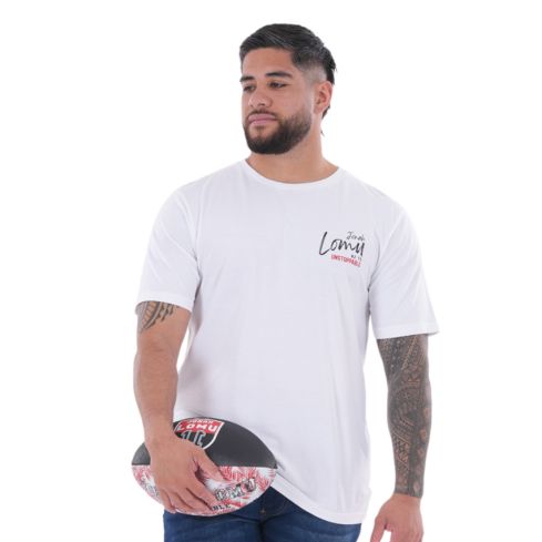 T-shirt Rugby "UNSTOPPABLE" Jonah LOMU Blanc - Ruckfield