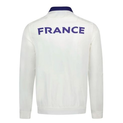 Veste Rugby Zippé France Blanc - Le Coq Sportif