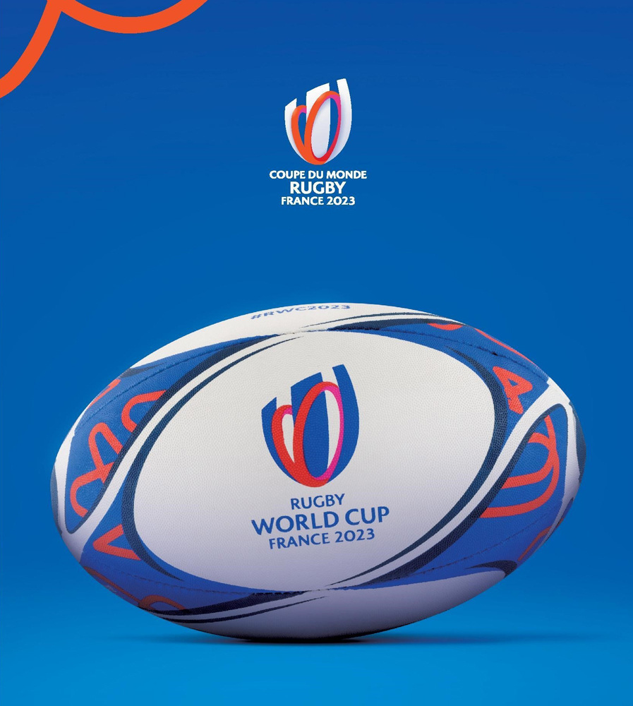 T-Shirt New Zealand Collection Officielle Coupe du Monde de Rugby 2023 RWC 