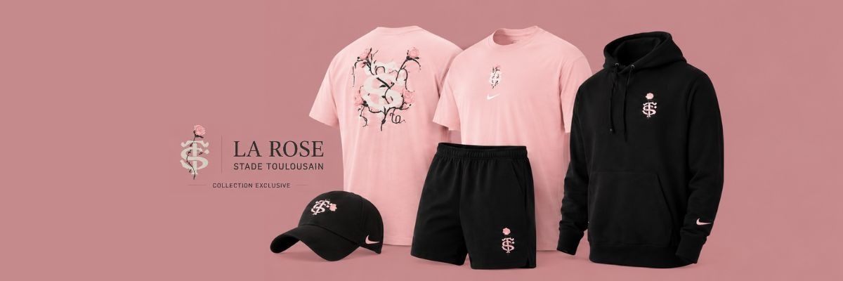 Nouvelle collection La Rose du Stade Toulousain