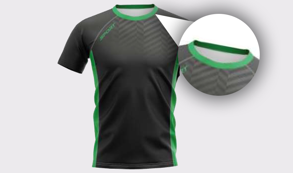 tenue personnalisée col maillot
